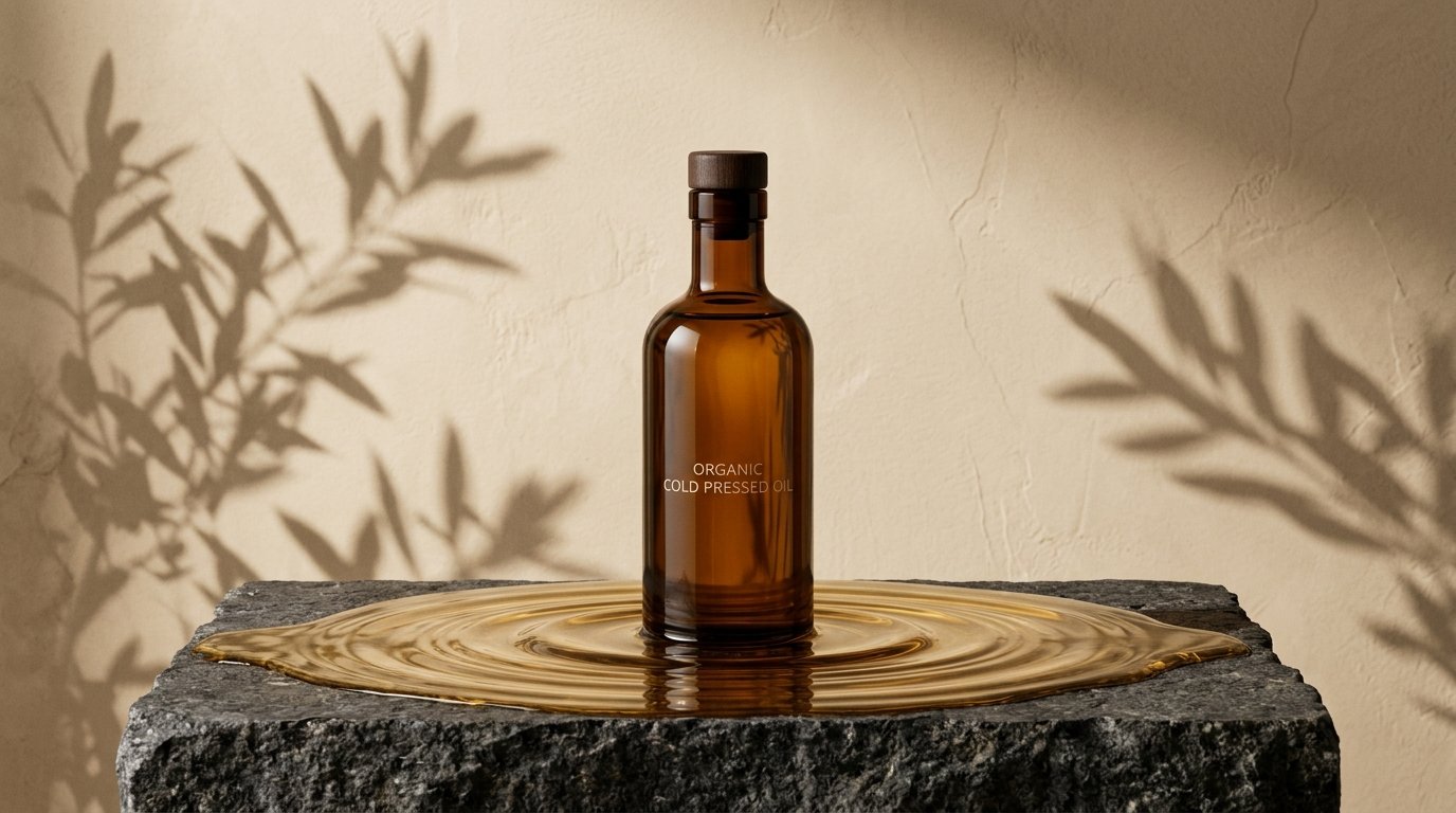 Luxury Apothecary Bottle on Pedestal